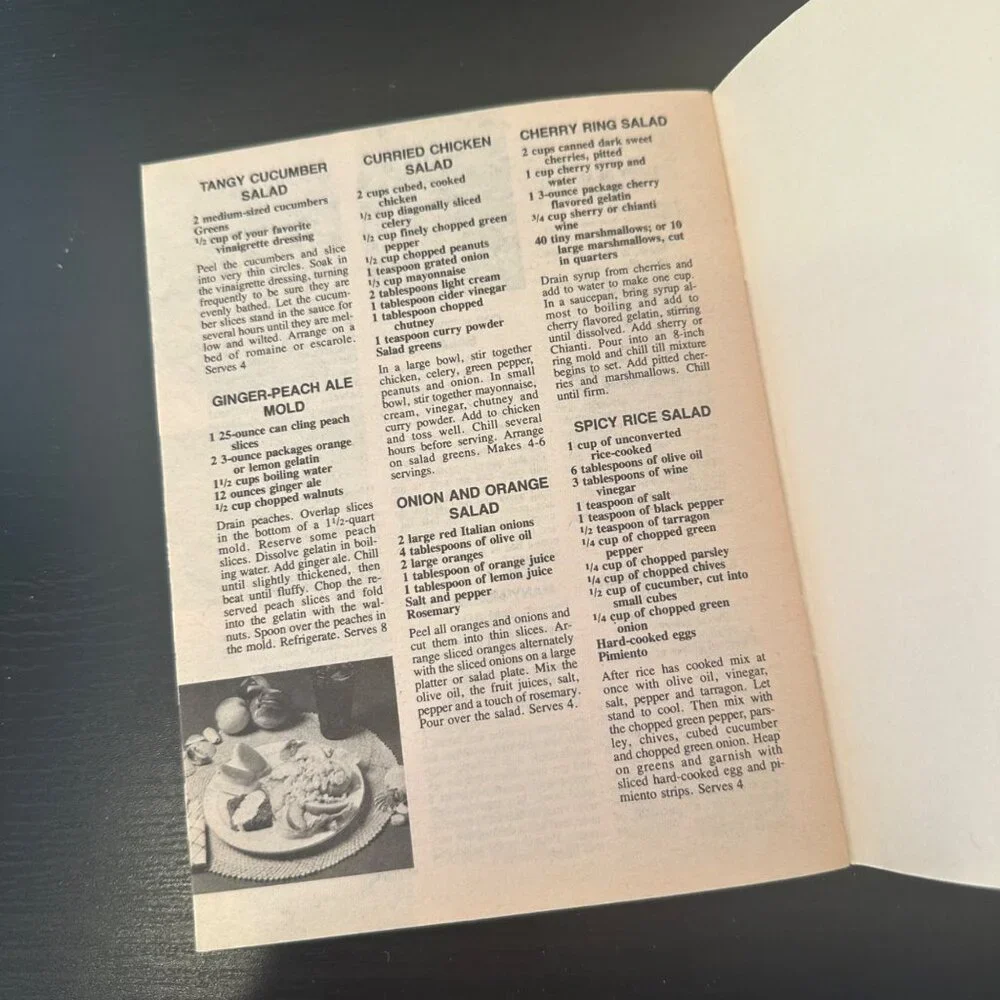 Sensational Salads Recipe Cookbook By Linda Hollace Berry 1982 Vintage Paperback